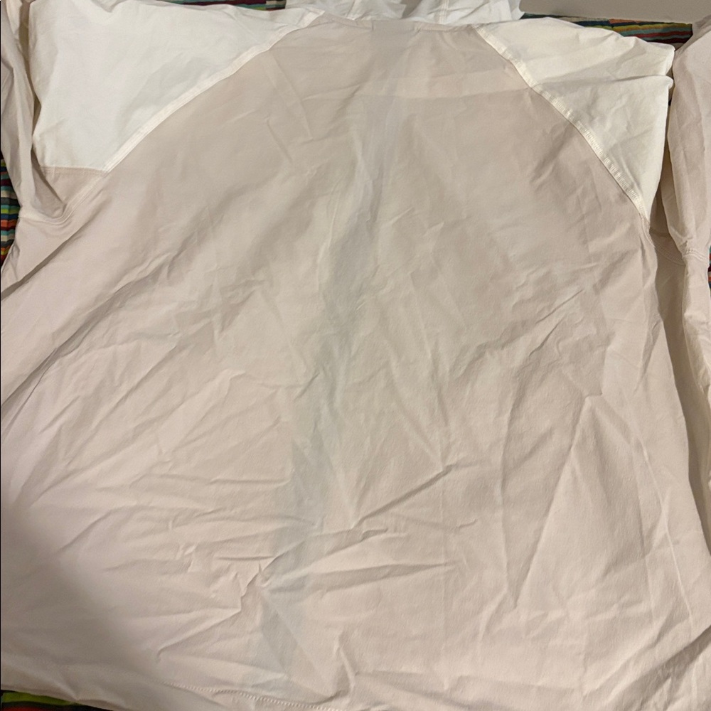 Nike tech nylon Men's White and Black Windbreaker Jacket extra large loose fit - Picture 13 of 16
